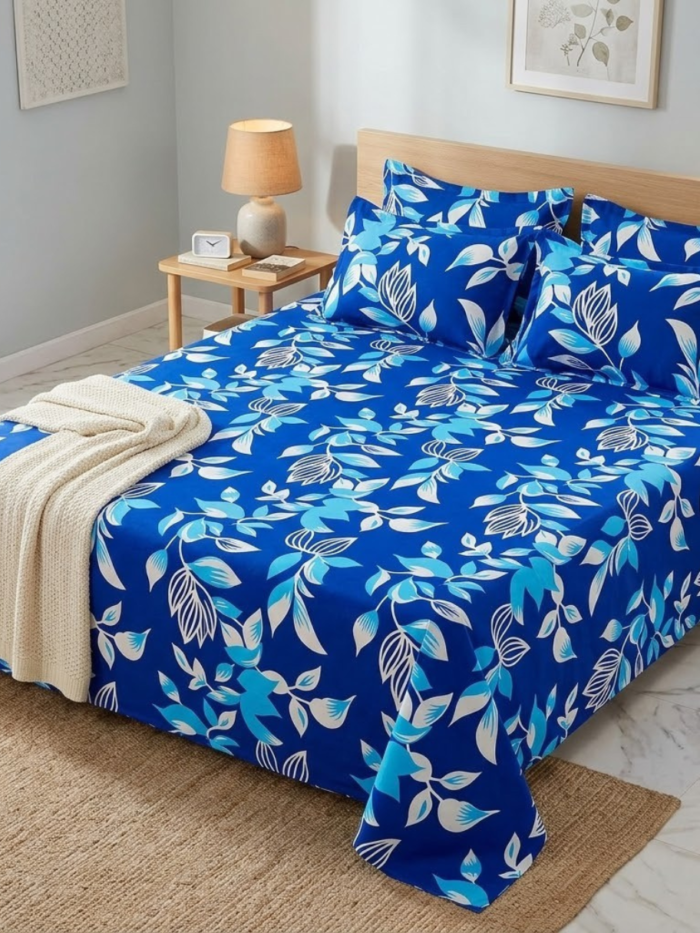 Midnight Cobalt Leafy Breeze