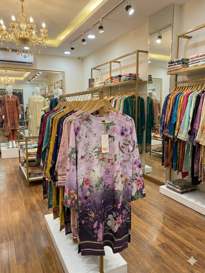 Lilac Dusk – Printed 2-Piece Ensemble