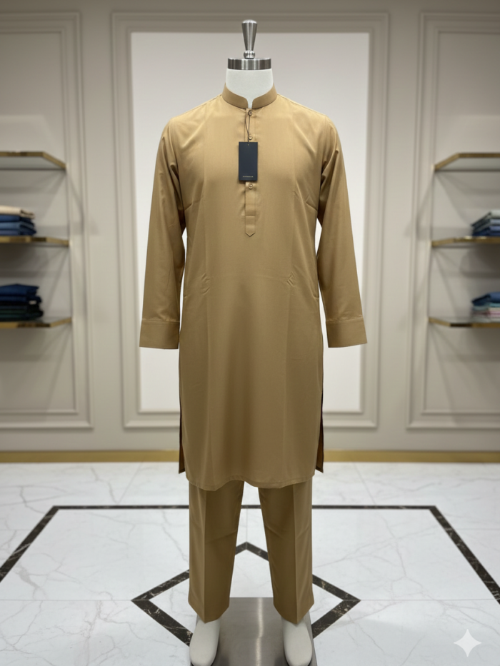 Harvest Gold – Essential 2-Piece Wash-and-Wear Suit