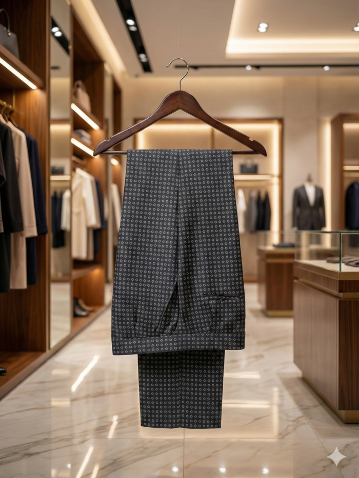 Crimson Silk-Finish Wide-Leg Palazzo