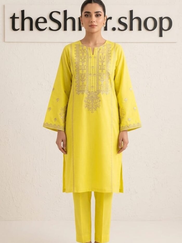 KHADDI 2 PC EMBROIDERY COLLECTION NEW ARRIVAL