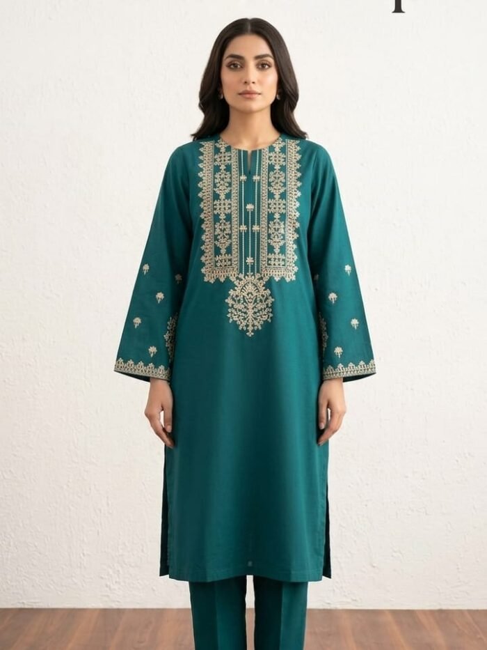 KHADDI 2 PC EMBROIDRY COLLECTION NEW ARRIVAL