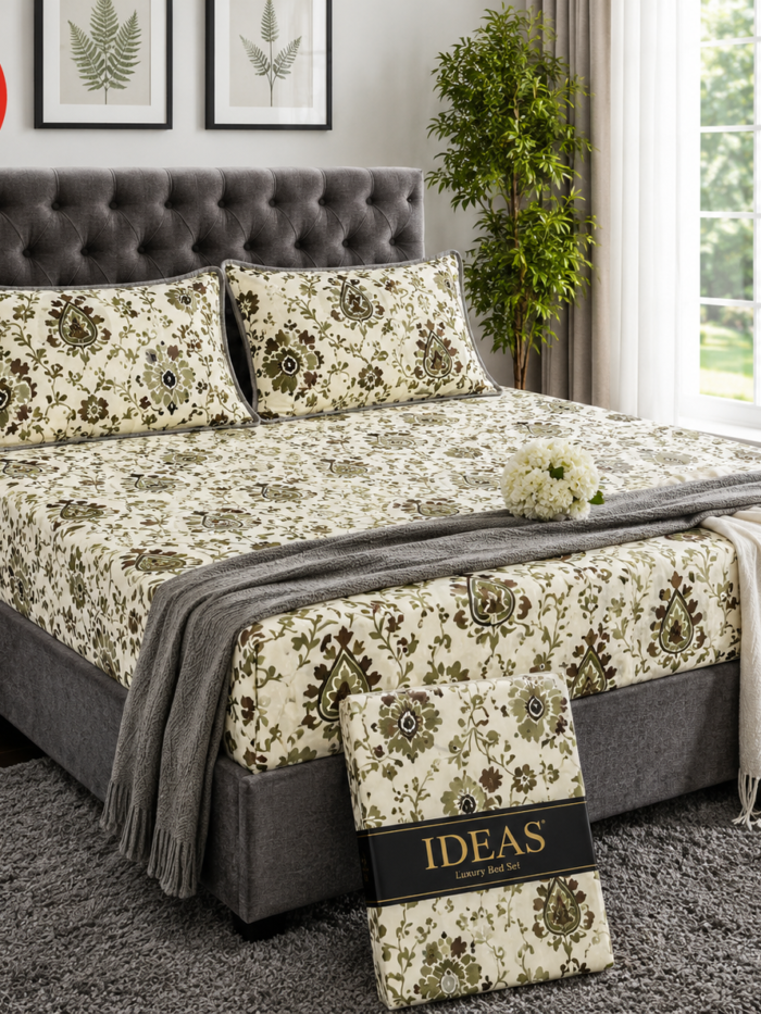 Luxury Floral King Size Bed Sheets – 50% OFF