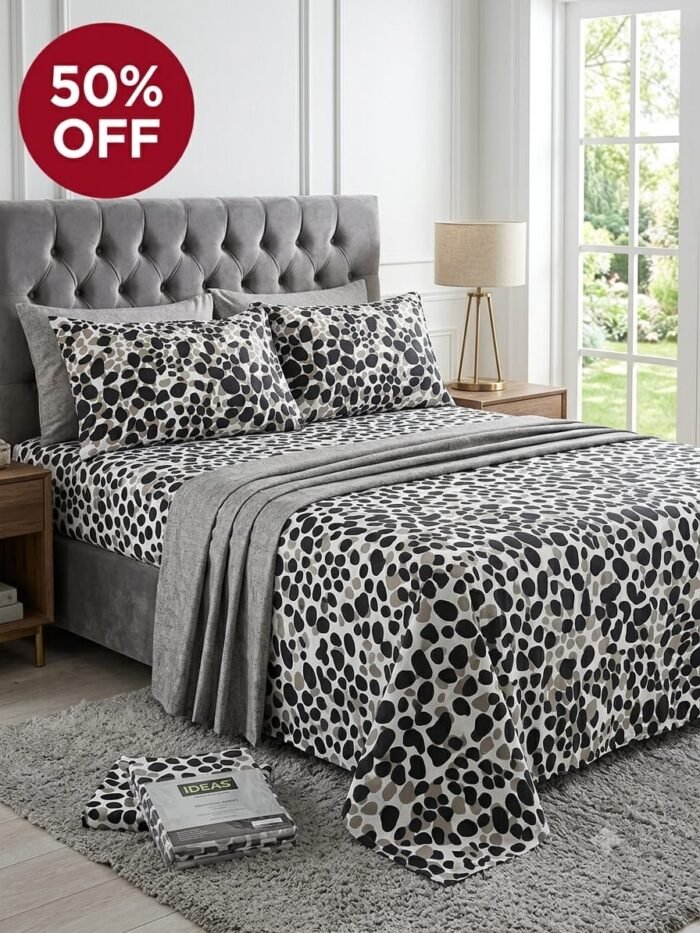 Luxury Floral King Size Bed Sheets – 50% OFF