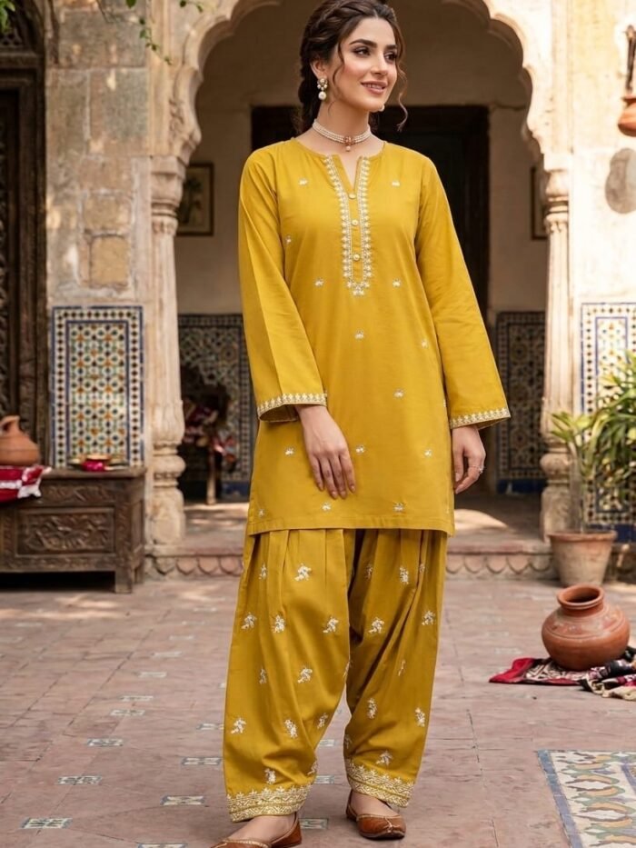 2Pc Lawn Embroidered Suit – MUSTYRD