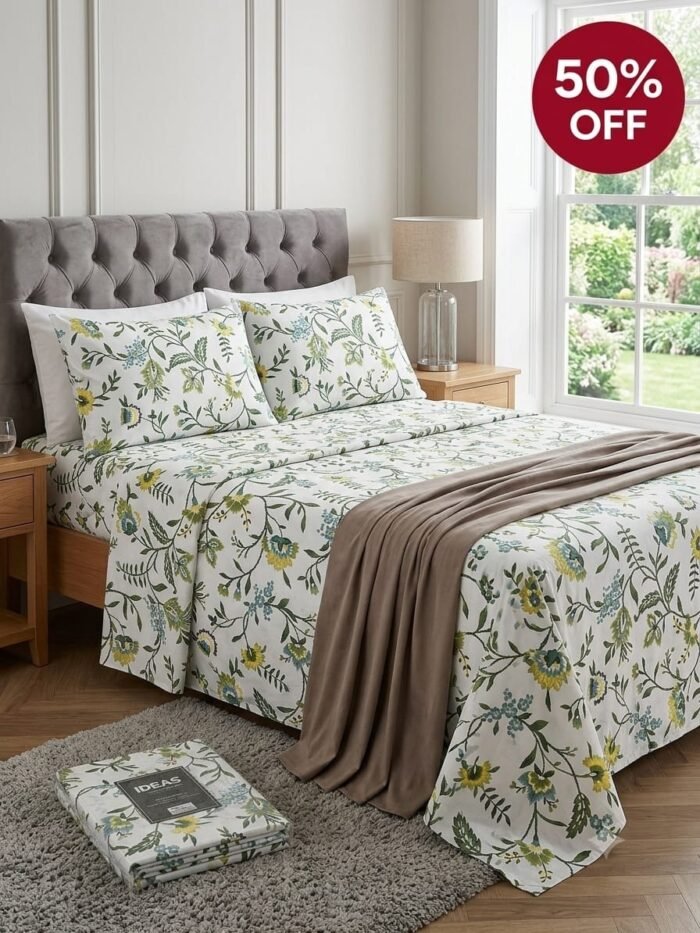 Luxury Floral King Size Bed Sheets – 50% OFF (Copy)