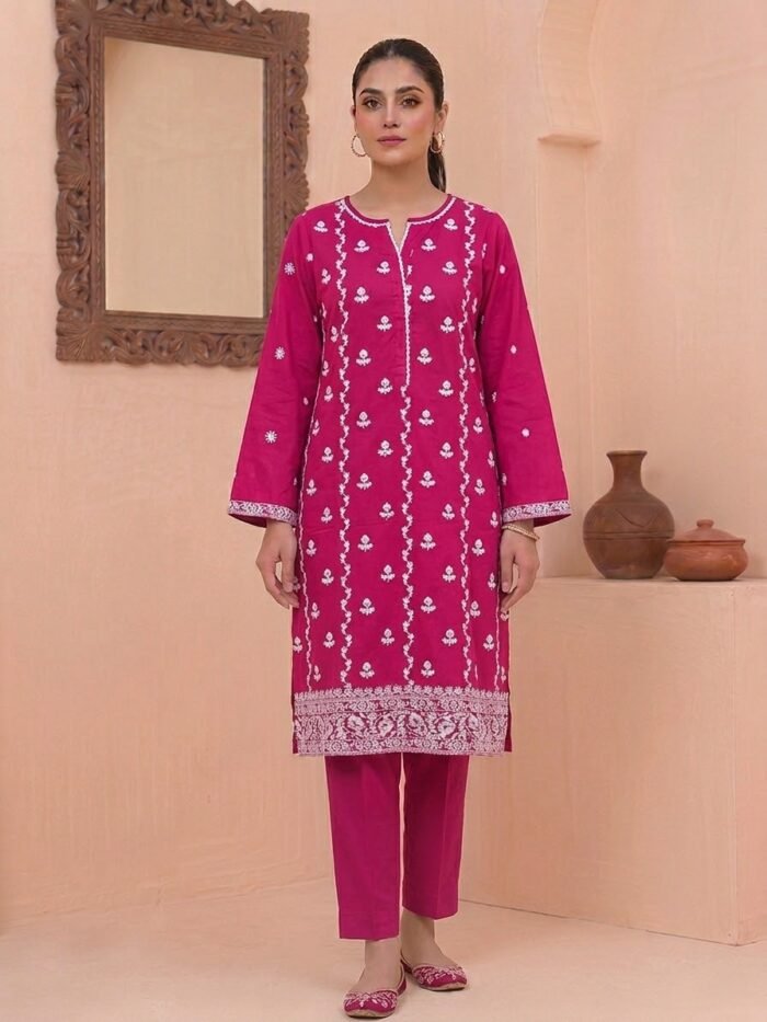 2Pc Lawn Embroidered Suit